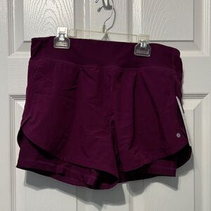 Layer 8 Women's Athletic Shorts in Rich Purple